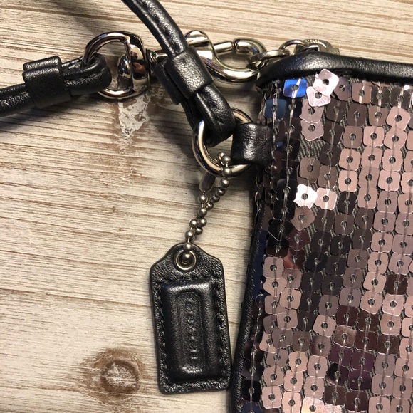 Coach Sequin Wristlet - Picture 3 of 4